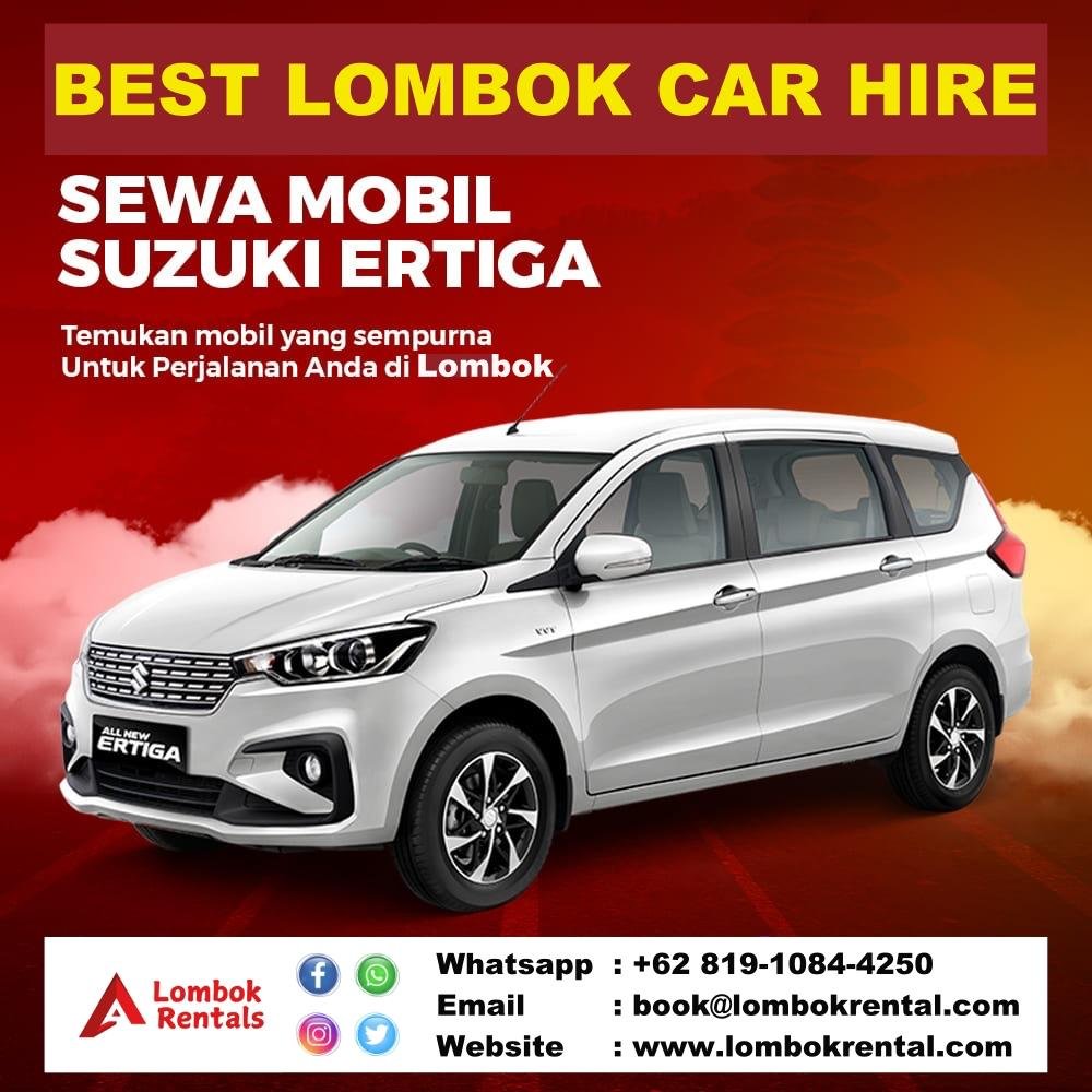 suzuki ertiga car rental lombok