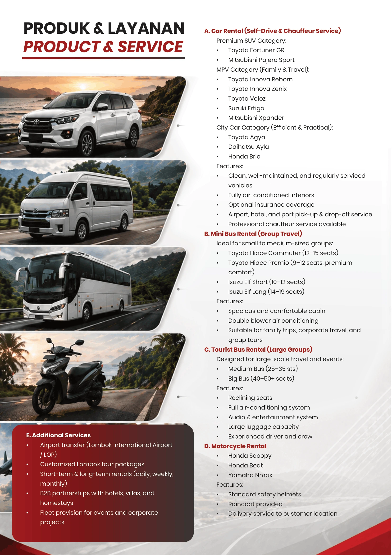 PT Lombok Rentals Indonesia company profile slide 5