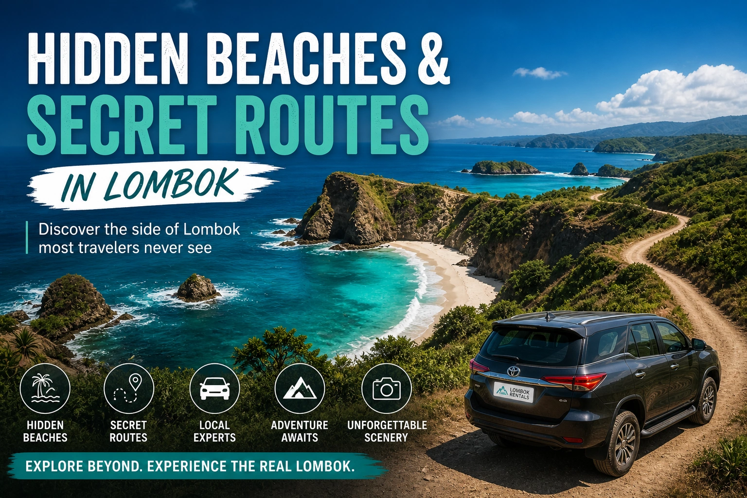 Hidden Beaches & Secret Routes in Lombok